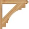 Ekena Millwork Merced Arts & Crafts Rough Sawn Outlooker, Western Red Cedar, 6"W x 32"D x 32"H OUT06X32X32MRC03RWR - alternate 2